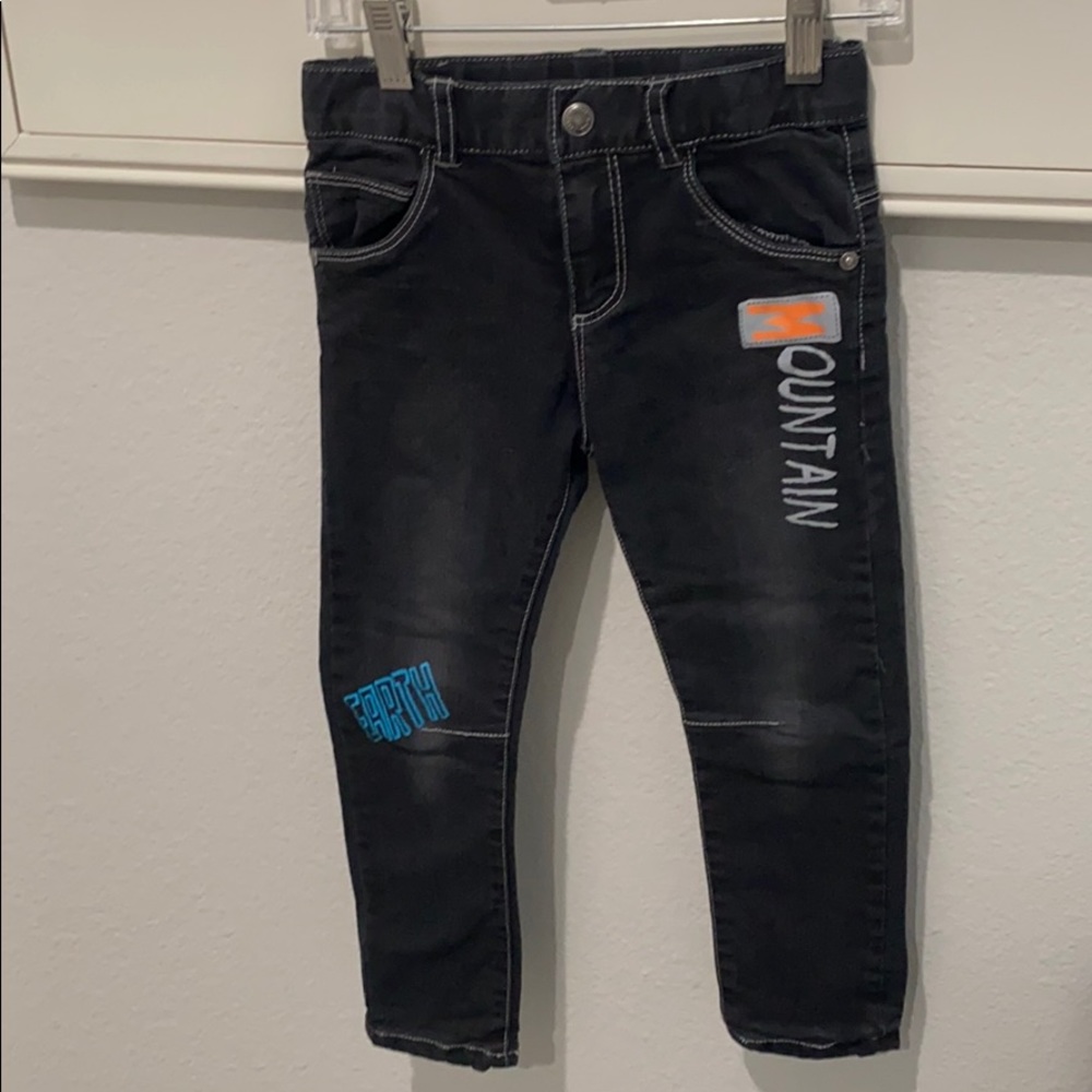 Boboli distressed lined jeans